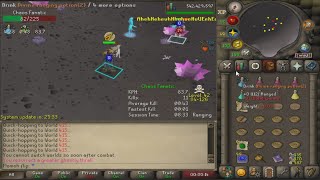 Chaos Fanatic w Craws BowMasori 80kph2nd fastest petOSRS [upl. by Nomrej]