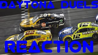 2023 NASCAR Bluegreen Vacation Daytona Duels Reaction ENTERTAINING DUELS [upl. by Merchant]