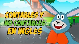 Los Contables y NO Contables en INGLÉS para niños  Countable and Uncountable nouns [upl. by Jilleen]