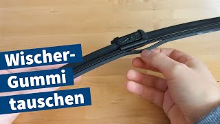 Scheibenwischer Gummi wechseln – Wischerblatt austauschen – Tutorial Anleitung [upl. by Giule]