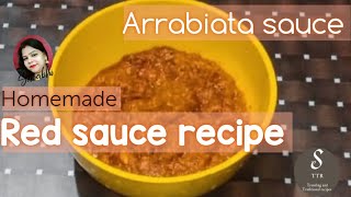 red sauce recipe penne pasta sauce recipe how to make penne pasta sauce homemade red sauce recipe [upl. by Ahseinod]