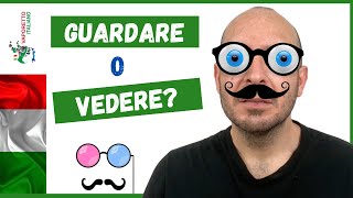 GUARDARE o VEDERE  Quando e come si usano questi due verbi italiani [upl. by Medeah]