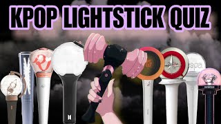 GUESS THE KPOP GROUP BY THEIR LIGHTSTICK 🍭  KPOP LIGHTSTICK GAMES [upl. by Asinet942]