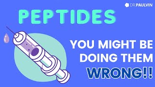 Dont Make These Mistakes When Taking Peptides [upl. by Megdal488]