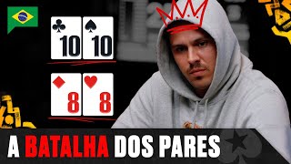 Batalha dos Pares 🔥♠️ PokerStars Brasil [upl. by Gintz]