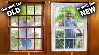 How to Install Double Hung Replacement Windows  Add Value and Energy Efficiency to Your Home [upl. by Ylicis]