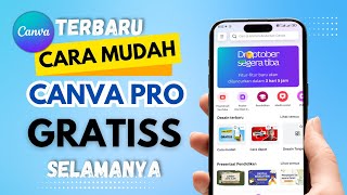 Cara Gampang Dapatkan Canva Pro Tanpa Bayar 100 Legal [upl. by Nailliw160]