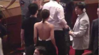 2011 BaekSang Awards 백상예술대상 하지원 무대 뒷모습 직캠 [upl. by Calva]