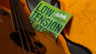 LaBella Low Tension Flats unboxing first impression dan review di Ibanez TTR35 Talman Intertour [upl. by Eymaj]