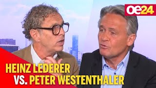 FELLNER LIVE Heinz Lederer vs Peter Westenthaler [upl. by Norehs252]