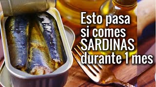 Que pasa si como SARDINAS durante 1 mes [upl. by Lemmueu]