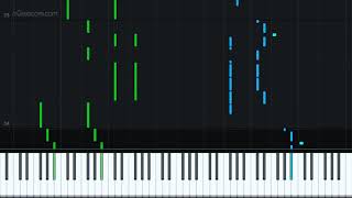 NIVIRO  Flares Piano Tutorial  Sheet music [upl. by Einiffit]