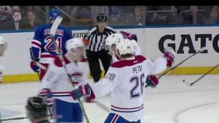 Lehkonen scores the first goal of the game 10 against rangers [upl. by Cire]