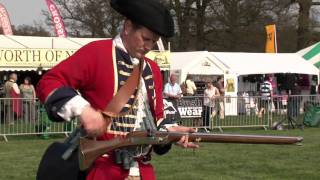 English Matchlock Musket  BASC Firearms Demonstration [upl. by Gabrielli]