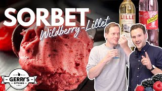 Wildberry Lillet Eis Sorbet für zuhause  Eisrezept von Fabio quotEisdiele Danielequot  Gerrys Kitchen [upl. by Dasteel]