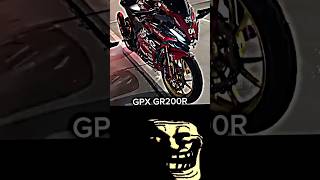 YAMAHA R15 vs GPX GR200R start sound 💀 shorts viral yamahar15 gpxgr200r shortstrending bikes [upl. by Hew]