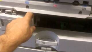 How to replace Ricoh AFICIO MPC2500 Waste Toner Bottle Ricoh MP C2500 toner [upl. by Alakcim]