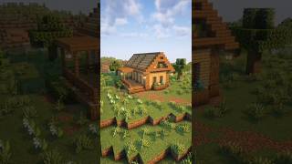 Wooden Starter House Minecraft tutorial [upl. by Nnov719]