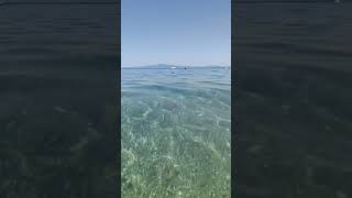 See bottom crystal clear sea water meditteranean belikewater swim travel nature ripples [upl. by Neira]