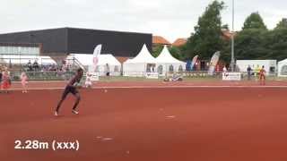 Muammar Barshim 1994  225m  5072014 [upl. by Ichabod]