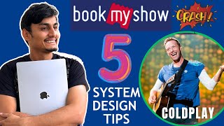 Coldplay  BookMyShow System Design HACKS to Handle MASSIVE Concerts  System Design Monk [upl. by Olracnaig122]