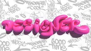 How to Make 3D Distorted Graffiti Bubble Text in Illustrator [upl. by Enrev]