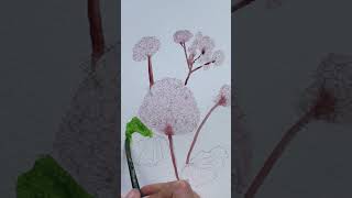 How to draw the impression of detail  Tips for sketching flowers in pencil and watercolor [upl. by Jeu]