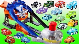 Micro Drifters Cars 2 Track Transforming Raceway Disney Cars Microdrifters Fast Flip Speedway [upl. by Cormier]