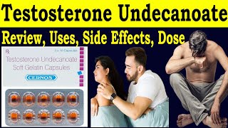 Testosterone Undecanoate Soft Gelstin Capsules 40 mg Review  Cernos capsule  Side Effects Uses [upl. by Mandler]