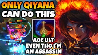 Qiyana is the most broken assassin Easily solo carry teamfights with just her ult [upl. by Hillell693]