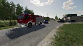 FS22 Wypadek Rolnicy w OSP12 [upl. by Htebizile]