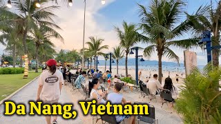 Sunset Beach Walk DA NANG 🇻🇳 [upl. by Erlond907]