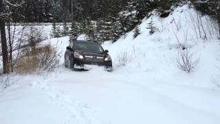 Subaru Outback  Snow Test Drive  Impressive [upl. by Kliber490]