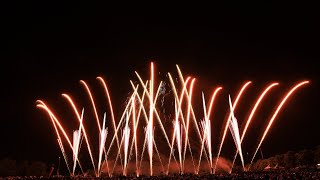 4K Flammende Sterne Ostfildern 2024 Innovative Pyrotechnik Deutschland [upl. by Yrehc]