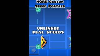 Custom SPEED PORTALS in Geometry Dash Part 2 geometrydash funny shorts fyp [upl. by Aihseuqal964]