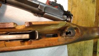 Inletting Mosin stock for Timney [upl. by Nadya]