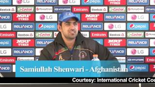 2015 WC AFG vs SCO Shenwari on Afghanistans historic win [upl. by Moffit]