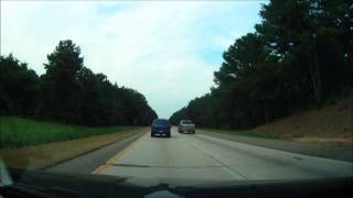 Edisto Island to Massachusetts up I95 time lapse 2013 [upl. by Nadnarb]