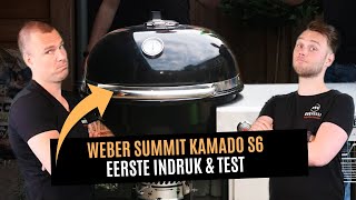 Onze eerste indruk van de Weber Summit Kamado S6  BBQPROOF [upl. by Dahs]