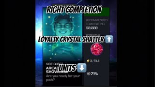 ARCADE GAMES SIDE QUEST RIGHT SIDE COMPLETION  MCOC [upl. by Lenra903]