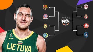 My Heart is with Real Madrid  EuroLeague Bracket Challenge with Jonas Maciulis [upl. by Ahsitul893]