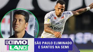 SANTOS VENCE LUSA NOS PÊNALTIS E ESTÁ NA SEMIFINAL SÃO PAULO CAI NO MORUMBI  ÚLTIMO LANCE [upl. by Auqined293]