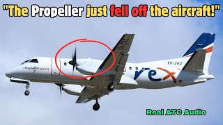 Pilot Lands WITHOUT Propeller [upl. by Roselane]