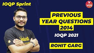 Previous Year Questions 2014  NSEP 2021 NSEP Sprint Physics Olympiad Preparation  Rohit Sir VOS [upl. by Gunter]