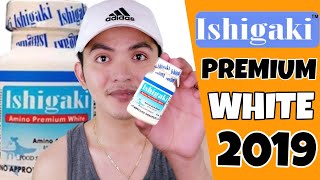 ISHIGAKI AMINO PREMIUM WHITE GLUTATHIONE REVIEW 2019 [upl. by Seiuqram155]