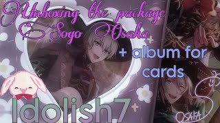 Unboxing merch with IDOLISH7 Sogo Osaka idolish7 animemerch [upl. by Neelloj160]