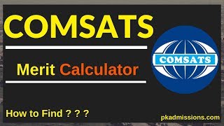 MeritAggregate Calculator of COMSATS  Eligibility Criteria and Procedure [upl. by Nere937]