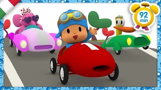 🏎️ POCOYO ITALIANO Macchine da corsa in competizione 92 minVIDEO e CARTONI ANIMATI per bambini [upl. by Mariand]