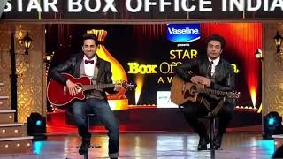 ALI Zafar live with Ayushmann Khurana  together live in awards show  India [upl. by Nitniuq]