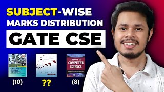 Subject wise Marks Distribution in GATE CSE 2023 [upl. by Nolra977]